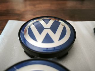 Tapas llanta VW Azul 60mm (4uds)