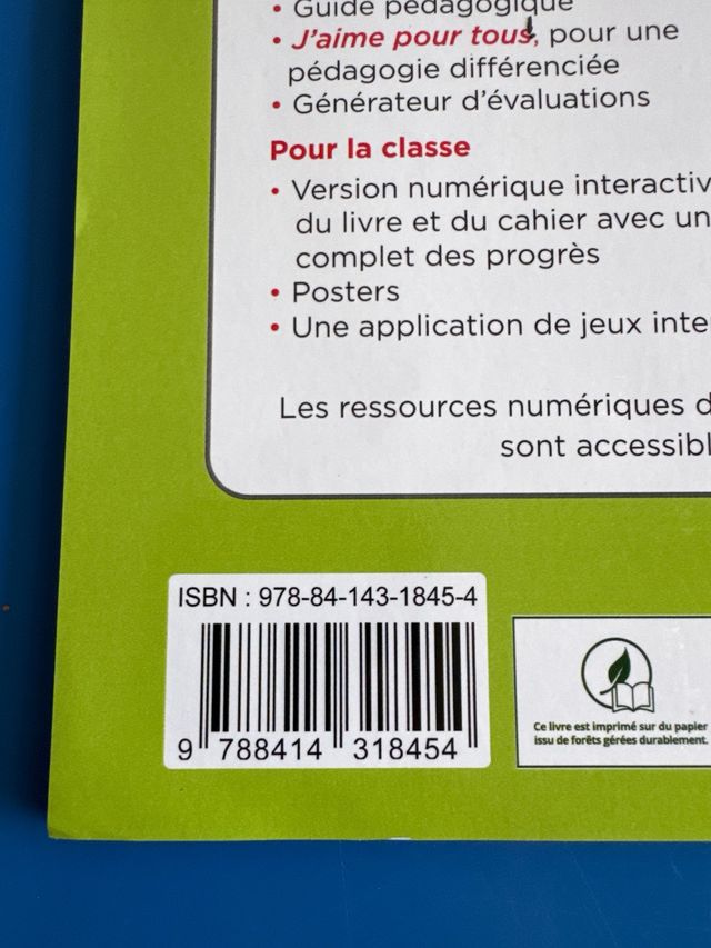 Libro de frances 1ESO. J’aime Méthode de français