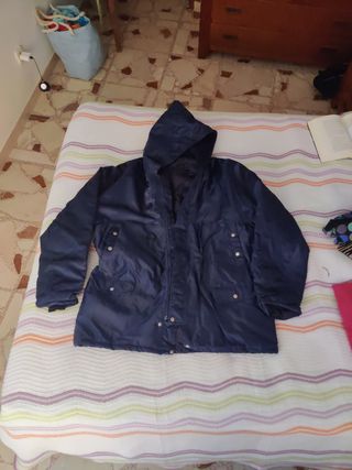 Chaqueta impermeable detrabajo/paseo azul marino