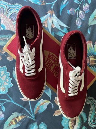 Zapatilla Vans burdeos talla 39 unisex