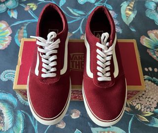 Zapatilla Vans burdeos talla 39 unisex