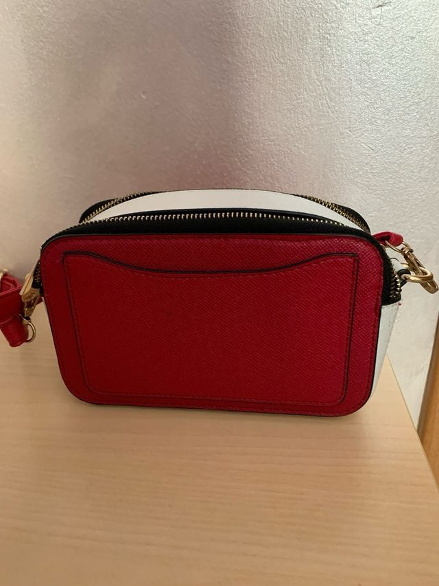Borsa a tracolla Guy Laroche rossa e bianca