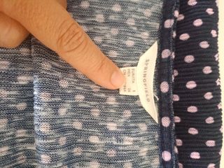 Blusa lunares violeta y rosa