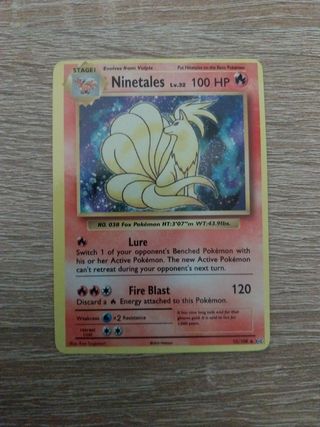 Ninetales Fuego - Carta Pokémon