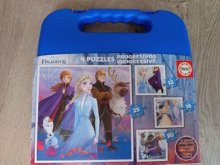 Puzzle Frozen II Educa - 4 Puzzles