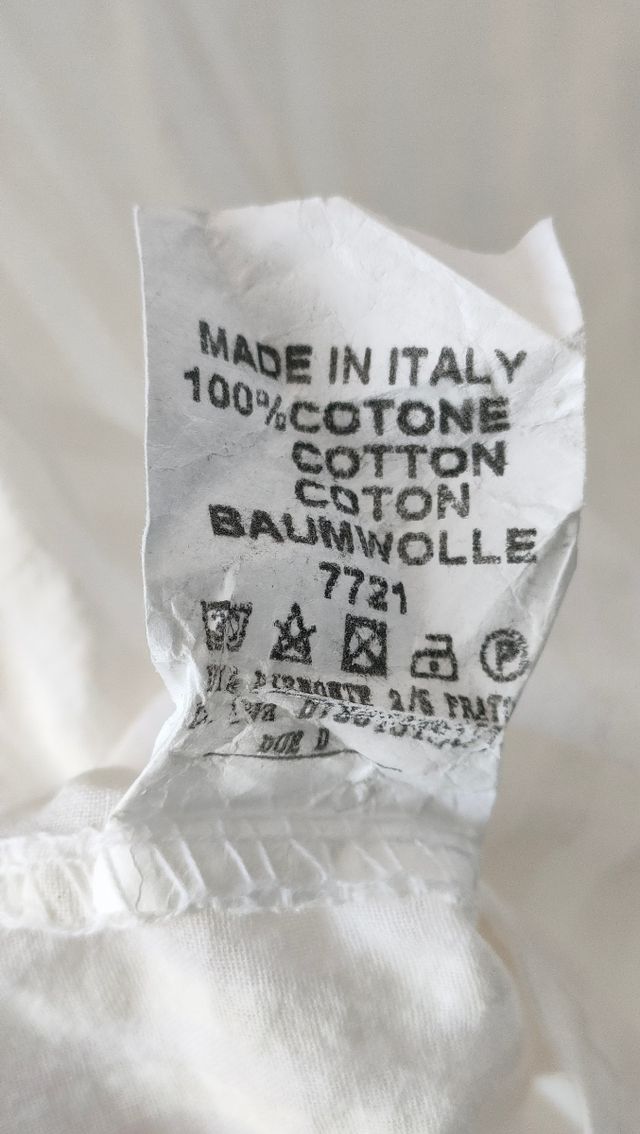 Camicia bianca Made in Italy