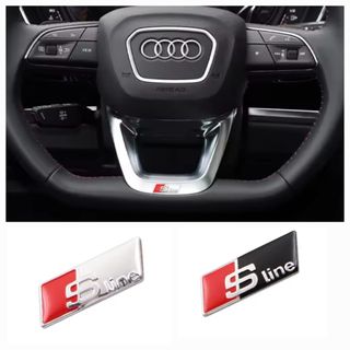 Emblema Sline Volante Audi negro o plata