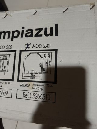 Tienda campaña Campiazul 6 plazas .Solo tres usos.