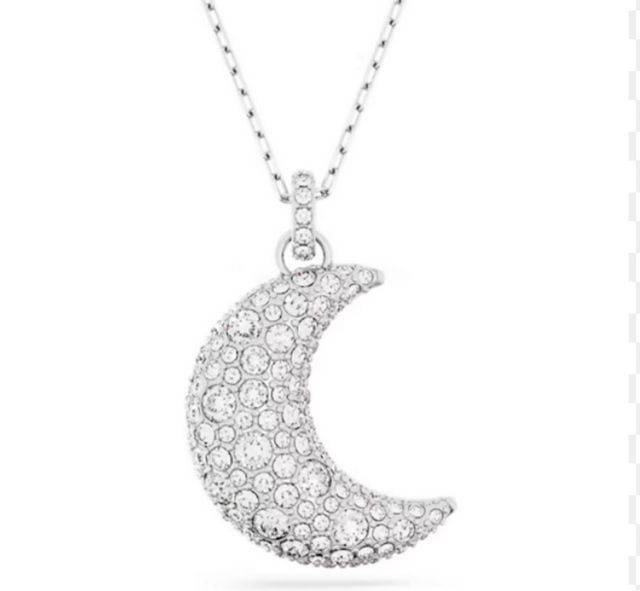 Colgante Swarovski Luna Plata