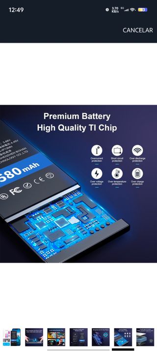 Batería iPhone 13 Mini 2580mAh