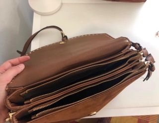 Bolso bandolera ante marrón Parfois