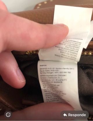 Bolso bandolera ante marrón Parfois