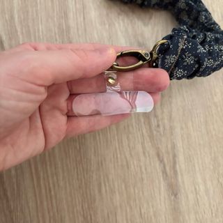 Bolso y Scrunchie Nanai - Azul y Blanco