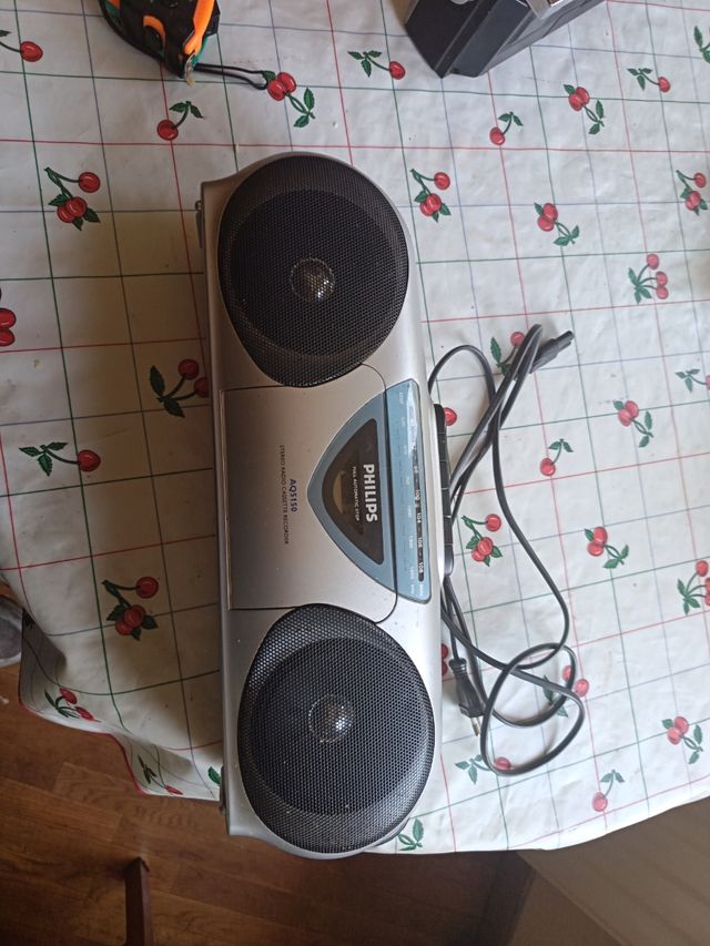 Radio Cassette Philips AZ195 - Gris Plata