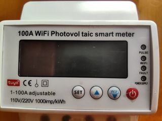 Medidor energía WiFi Tuya 100A