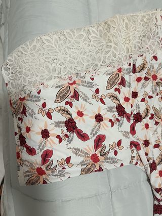 2 Bata verano T-M/L rojas y blancas