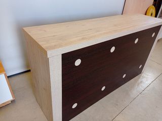 Mostrador,caja,en wengue y madera recepción,barra