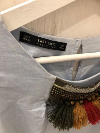 Blusa Zara collar