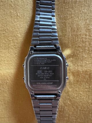 Casio DB-360 plateado multi-idioma