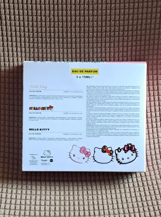 Set 3 profumi Hello Kitty 15ml