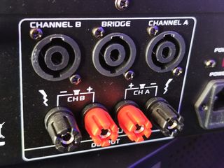 Etapa potencia 2000w - Negra Usb bluetooh aux radi