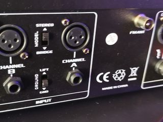 Etapa potencia 2000w - Negra Usb bluetooh aux radi