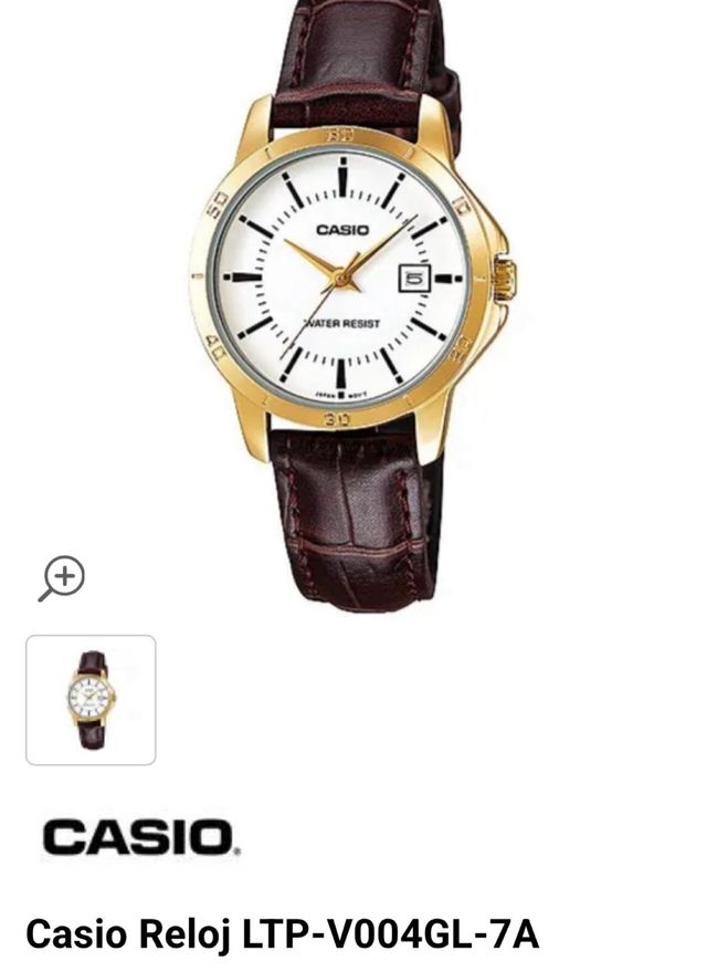Reloj Casio LTP-V004GL-7A dorado