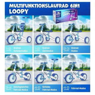 Bicicleta evolutiva Kidiz 6 en 1