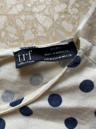 Vestido lunares Zara
