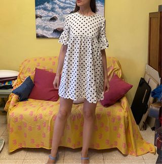 Vestido lunares Zara