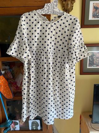 Vestido lunares Zara