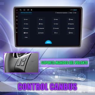 PANTALLA GPS PEUGEOT 407 2004-2008 CARPLAY ANDROID