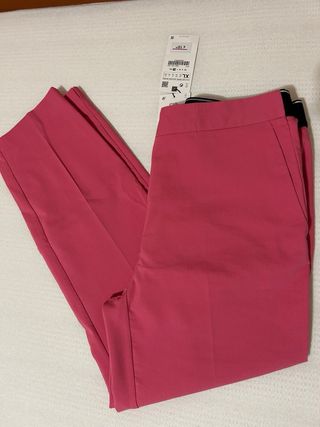 Pantalones Zara XL - Rosa - Nuevos