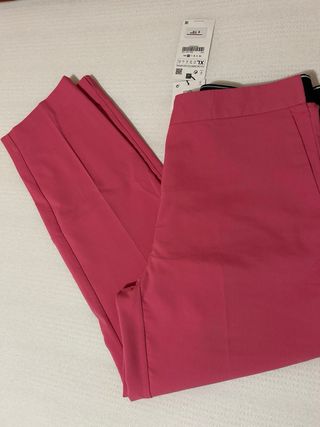 Pantalones Zara XL - Rosa - Nuevos
