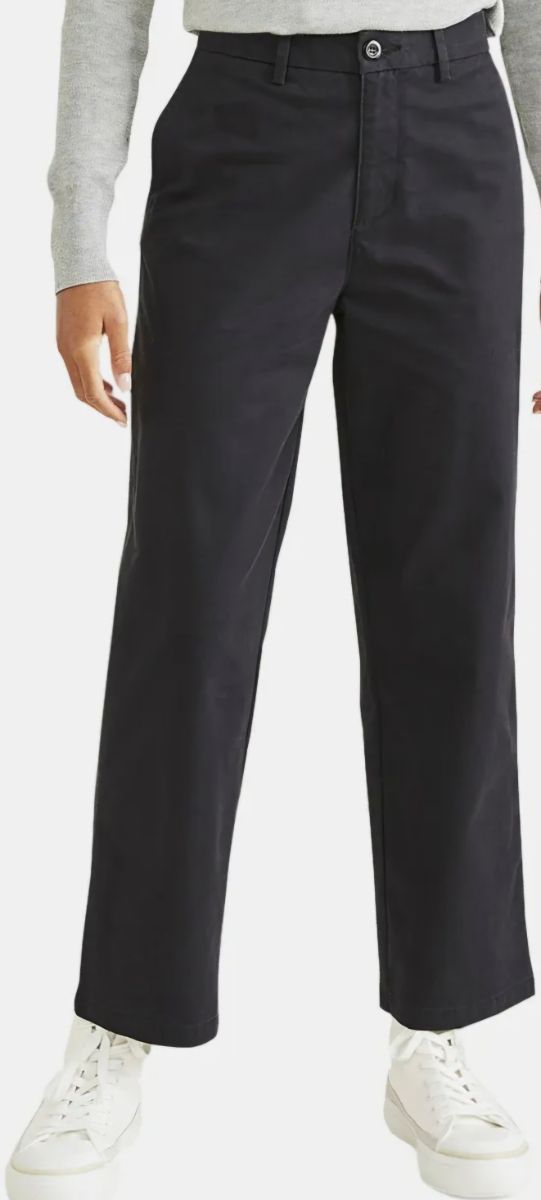 Pantalón chino negro mujer