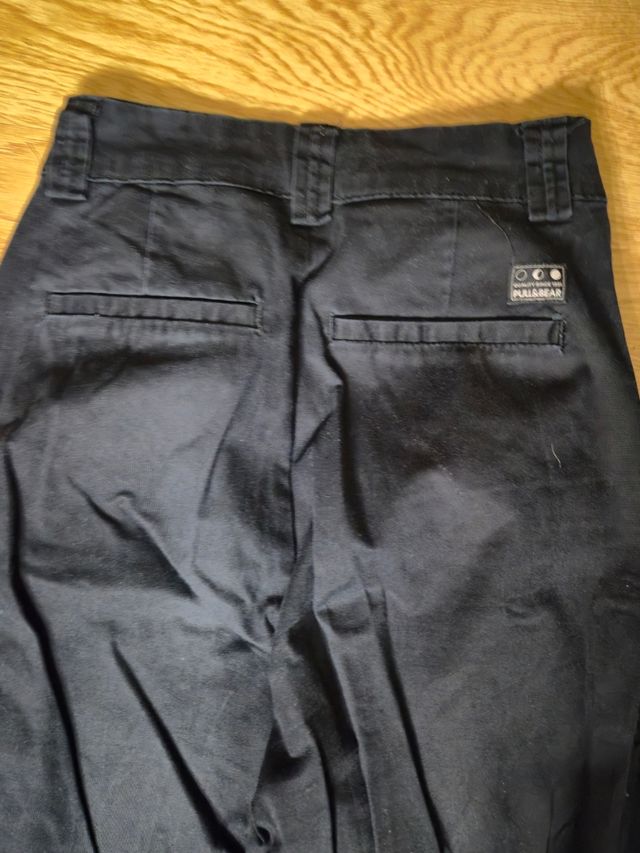 Pantalón chino negro mujer