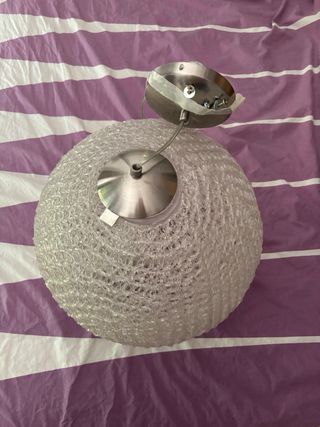 Lámpara Bola de Cristal Transparente