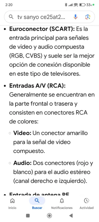 Televisor SANYO CE25AT2 gris