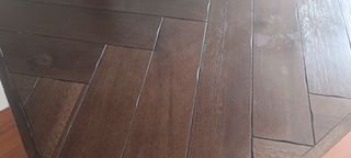 Mesa centro rectangular madera oscura