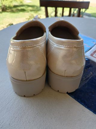 Mocassini  beige donna 