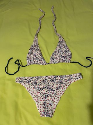 Bikini Calzedonia bianco fiori