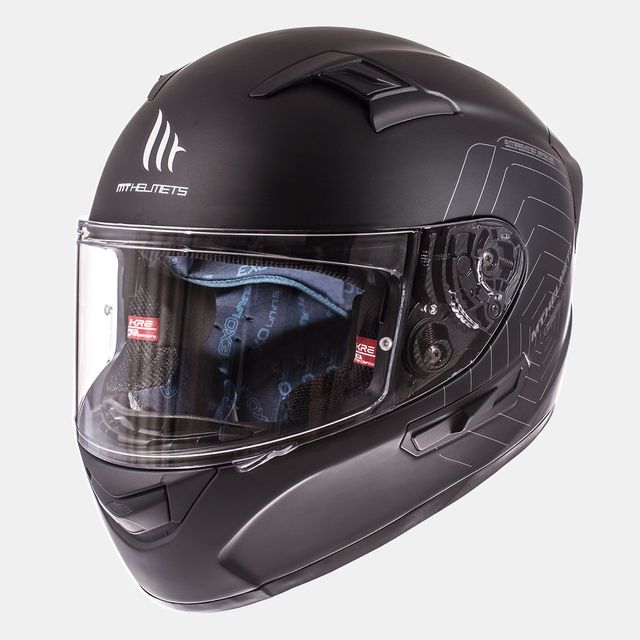 Casco MT Helmets Kre SV Negro Mate Talla S