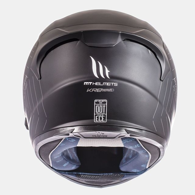 Casco MT Helmets Kre SV Negro Mate Talla S