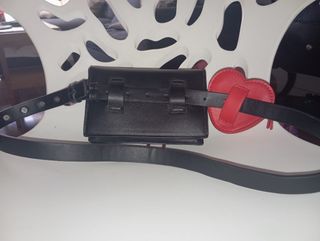 Bolso cinturon Mayoral niña - rojo, negro