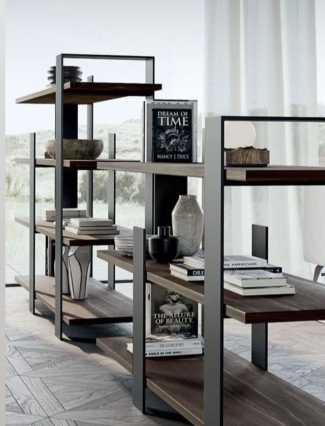 Estanterías librería salón