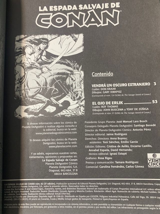 LA ESPADA SALVAJE No 62 » EDICCIÓN COLECCIONISTA