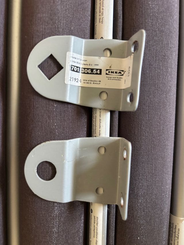 Estores verticales marrones