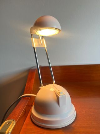 Lampara escritorio halogena blanca