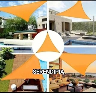 TOLDO VELA TRIANGULAR IMPERMEABLE 3X3X3