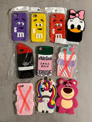 Custodie in silicone 3D per iPhone 7/8/SE 2020/SE 2022